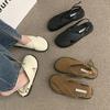 New Retro Casual Flat Shoes for Women with Flip-flops