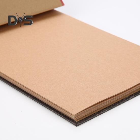 Scrapbook Photo Album DIY Hard Cover Loose Leaf Vintage Kraft Paper Lace-up Wedding Travel Baby Family Children Anniversary Picture Collection Book