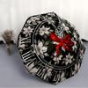 1pc Floral Clock Decor Automatic Folding Umbrella Durable Iron Frame,All Seasons Home Travel Outdoor Multifunctional Umbrella yy251115090