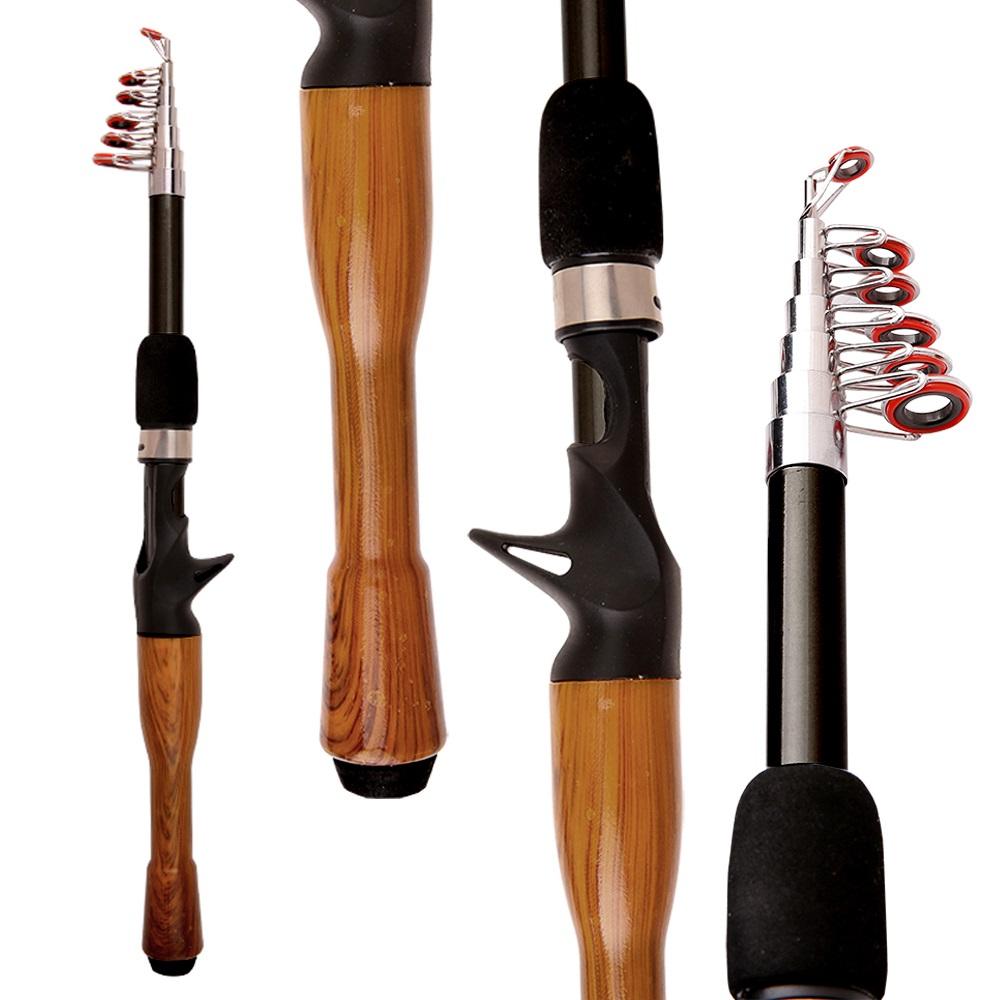 Приманка удочка 1,3 м 1,6 м 1,8 м карбоновая спиннинговая удочка для литья на приманку мини короткая легкая дорожная приманка