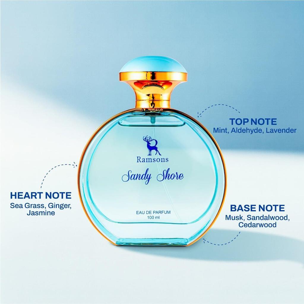 Ramsons - SANDY SHORE Eau De Parfum | 100 ML | Perfume For Women |