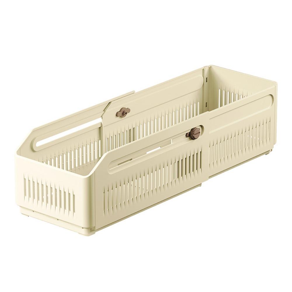 Stackable Cabinet Pull Out Organizer Adjustable Desk Drawer Organizer Retractable Snack Storage Box For Pantry Kitchen Bedroom