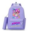 Школьный рюкзак Kpop Охотники на демонов Студенческий Подросток Рюкзак Девочка Повседневный Кавайный Школьная сумка Дорожный рюкзак Mochila Подарок для STEM DIY Набор для сборки 3D