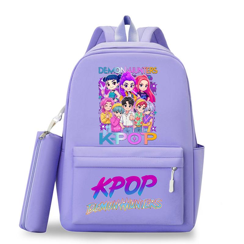 Школьный рюкзак Kpop Охотники на демонов Студенческий Подросток Рюкзак Девочка Повседневный Кавайный Школьная сумка Дорожный рюкзак Mochila Подарок для STEM DIY Набор для сборки 3D