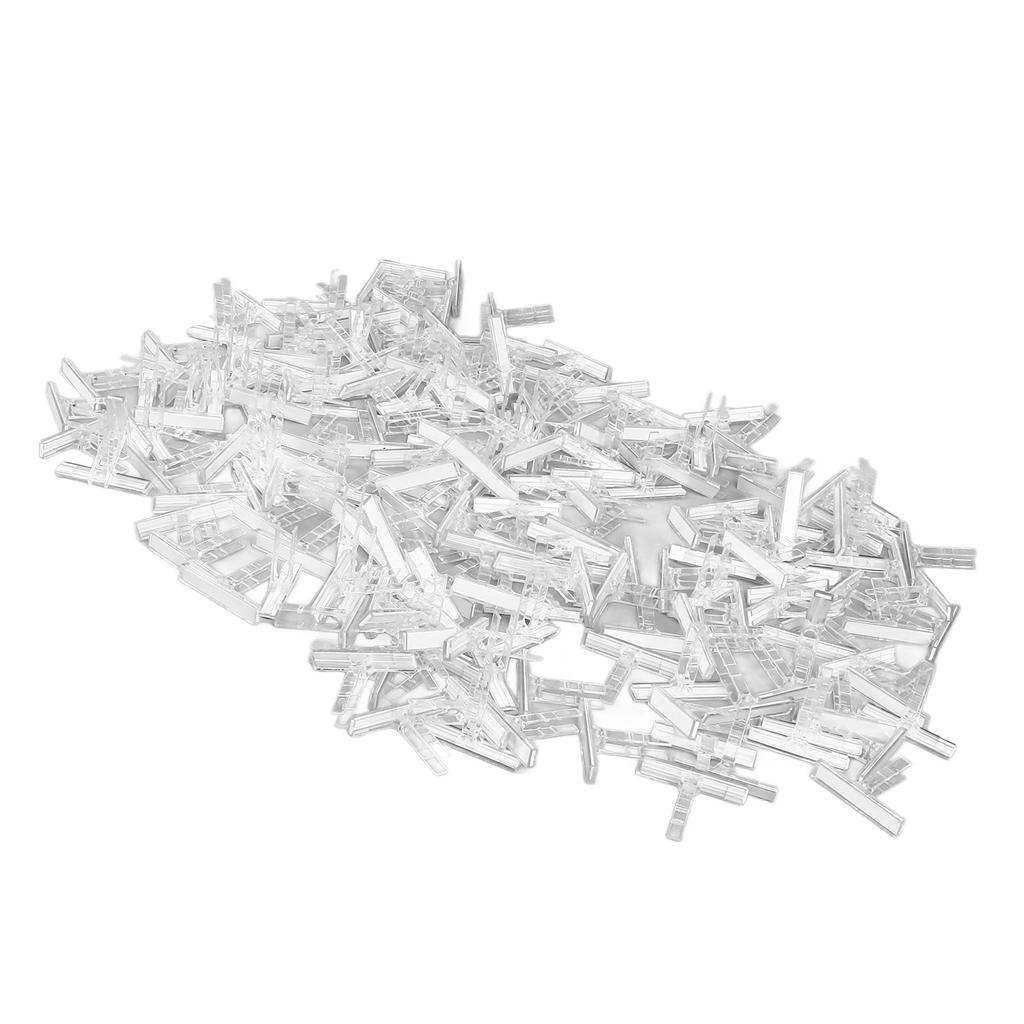 Terminal Marking Clamp PA66 35mm DIN Rail Mounted Transparent Terminal Strip Marking Holder