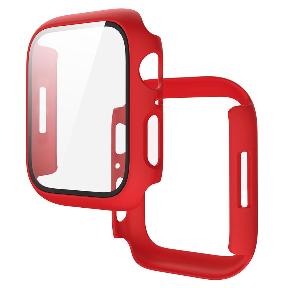 Стекло+Чехол для Apple Watch Series 7/8/9 41мм 45мм Защитное стекло для экрана 44мм40мм Бампер для iWatch Ultra/Ultra2 49мм Защитный чехол
