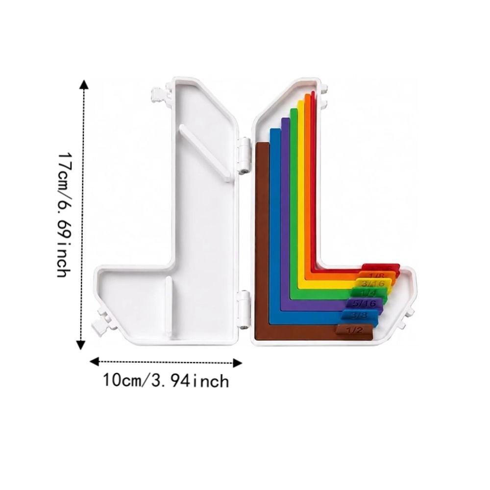 Multi-size Precision Alignment Rulers Color-coded Paper Positioning Rulers Set Border Crafting