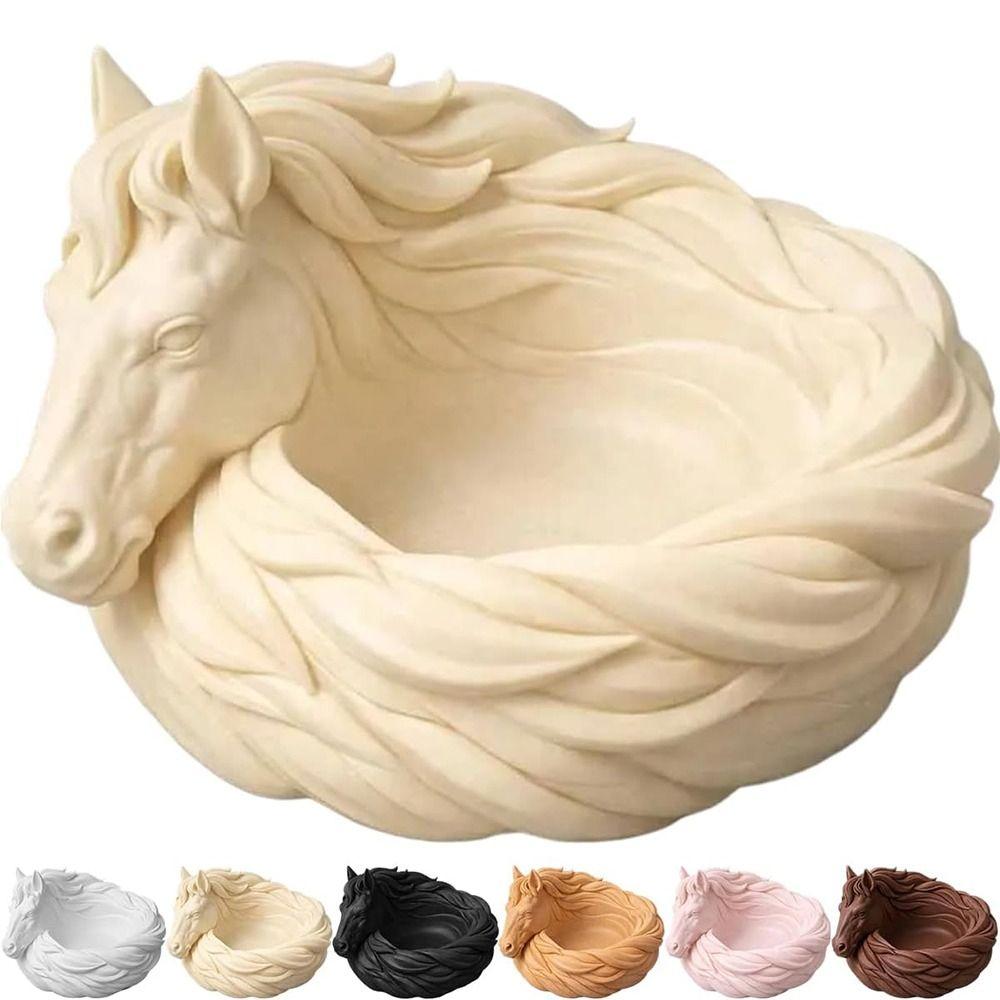 Tabletop Decor Horse Catchall Bowl for Keys Horse Storage Bowl  Dresser Organizer