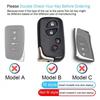 Genuine Leather Car Remote Key Fob Case Cover For Lexus IS ES GS LS CT LX GX RX