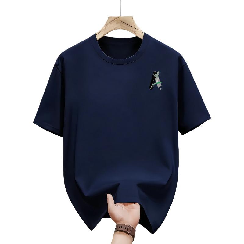 Mens casual summer Tshirt suitable for daily wear with short sleeves and round neckline design