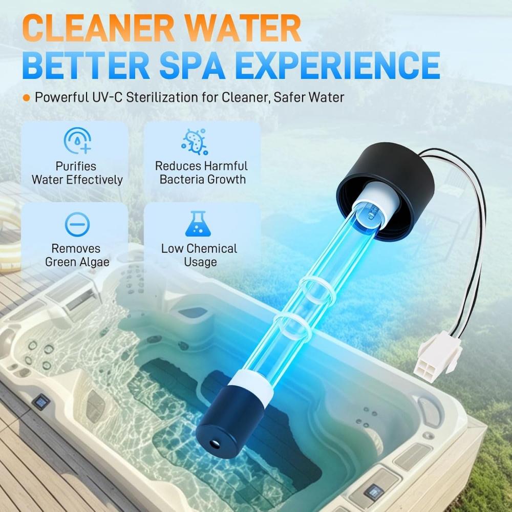 2 шт. 6472-841 УФ-лампа для гидромассажной ванны Clear Ray XL Jacuzzi J-200 J-300 Sundance Spas