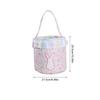 Easter Baskets Easter Bunny Cloth Bag Empty Rabbit Basket For Candy For Kids Boys Girls Chocolate Candy Toys Snacks Stuffers