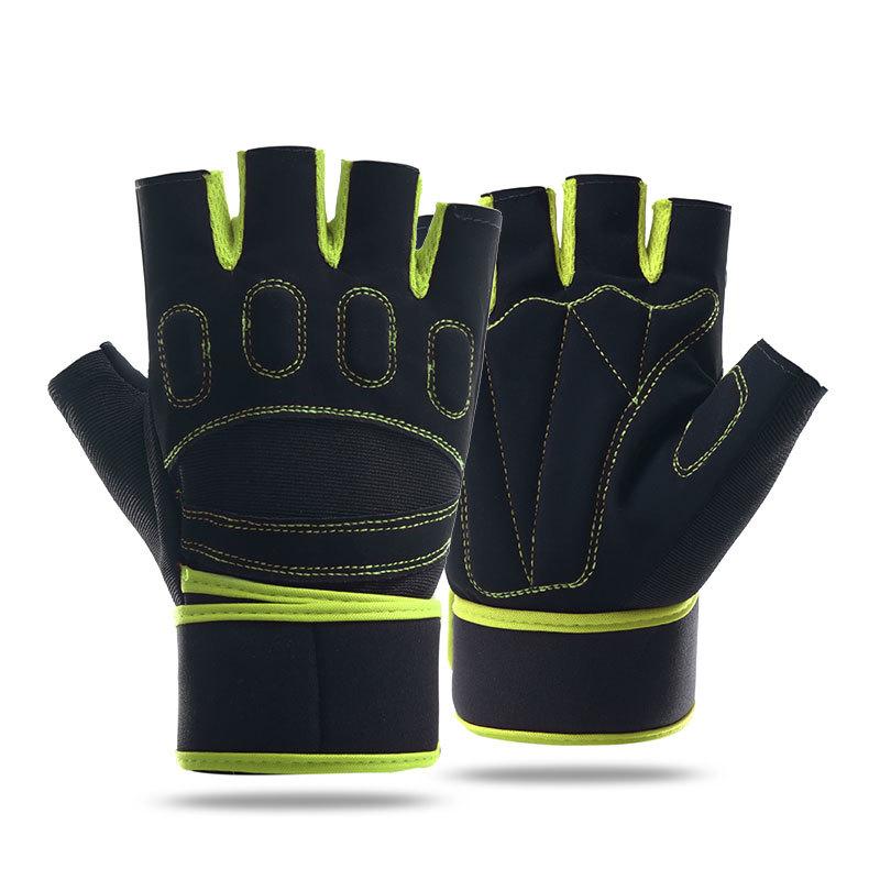 Breathable half-finger protection, dumbbells, weightlifting, exercise, outdoor riding, mountaineering, upgrade, non-slip and wear-resistant