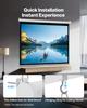 Manual Projector Screen, 1829 mm 4:3 4K 1080 HD Retractable Pull Down Projector Screen, Wall Mounted Movie Projection with Pull Rope, Portable Display