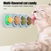 4 шт. шарики для лизания кошачьей мяты, вращающиеся настенные съедобные шарики для кошек, игрушка с натуральной кошачьей мятой, безопасная и здоровая игрушка для чистки зубов котенка