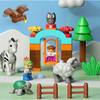 27 наборов коллекционных фигурок животных, совместимых с Duplo, разноцветных