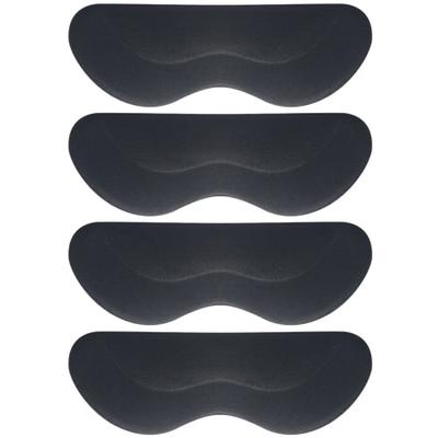 Защита от мозолей, Накладки на пятки, Регулируемый размер, Противомозольная лента, Защита пяток, Износостойкий (Черный, 2 пары, 4 штуки)