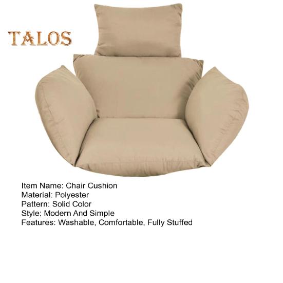 Подушка для кресла-качалки с подголовником, моющаяся, подвесная корзина, замена подушки для сиденья для патио, садового кресла-качалки