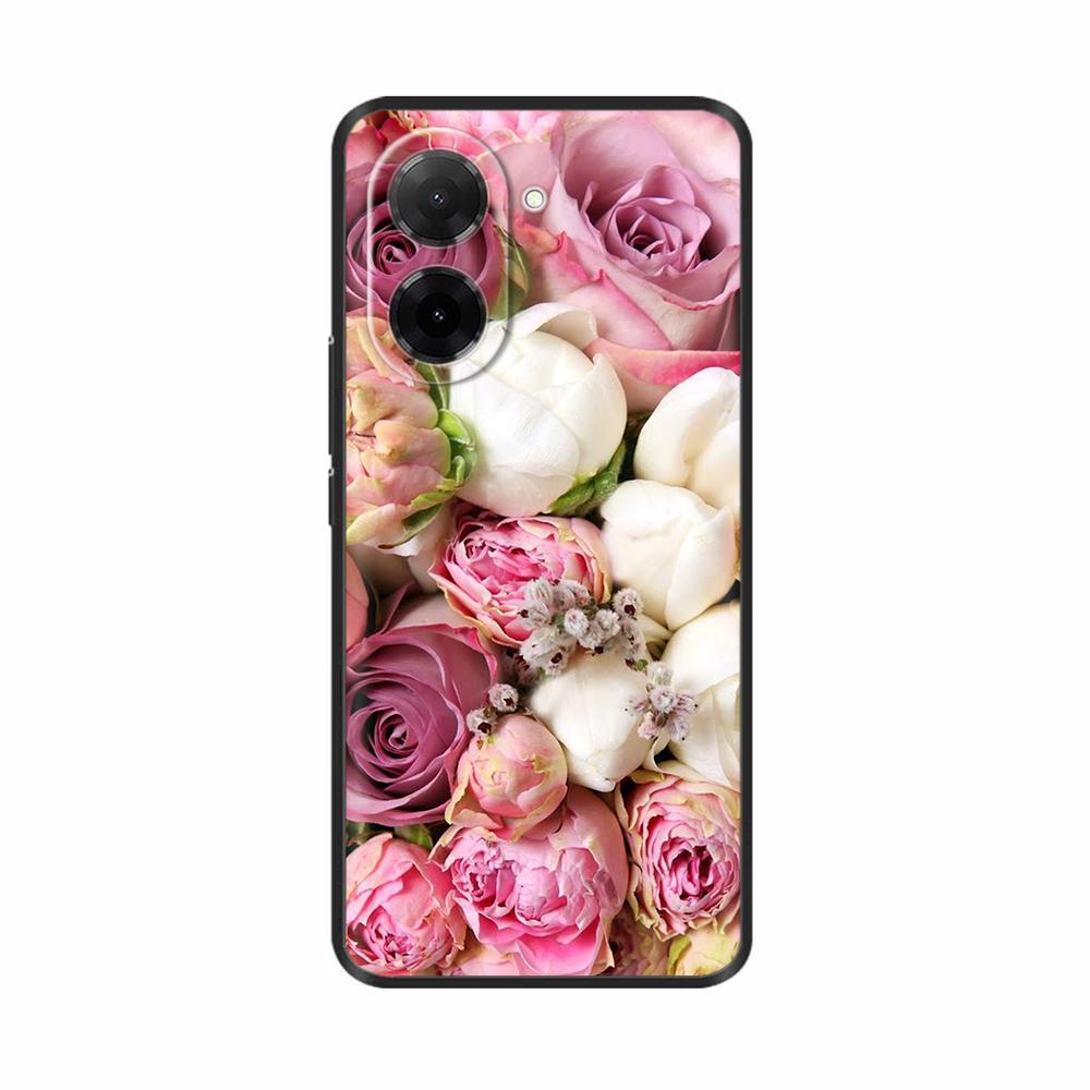 Для Poco C71 Чехол Xiaomi Poco C71 Обложка Fundas Coque Мягкий Черный Силикон Защита Камеры Бампер Телефона Оболочка Poco C71 Корпус