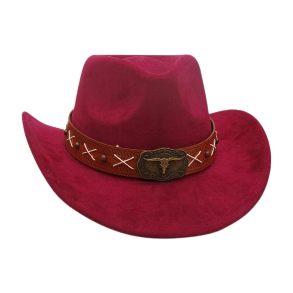Newwestern Cowboy Hat Resort Style Performance Stage Jazz Hat Men And Women Niche Ethnic Style Top Hat