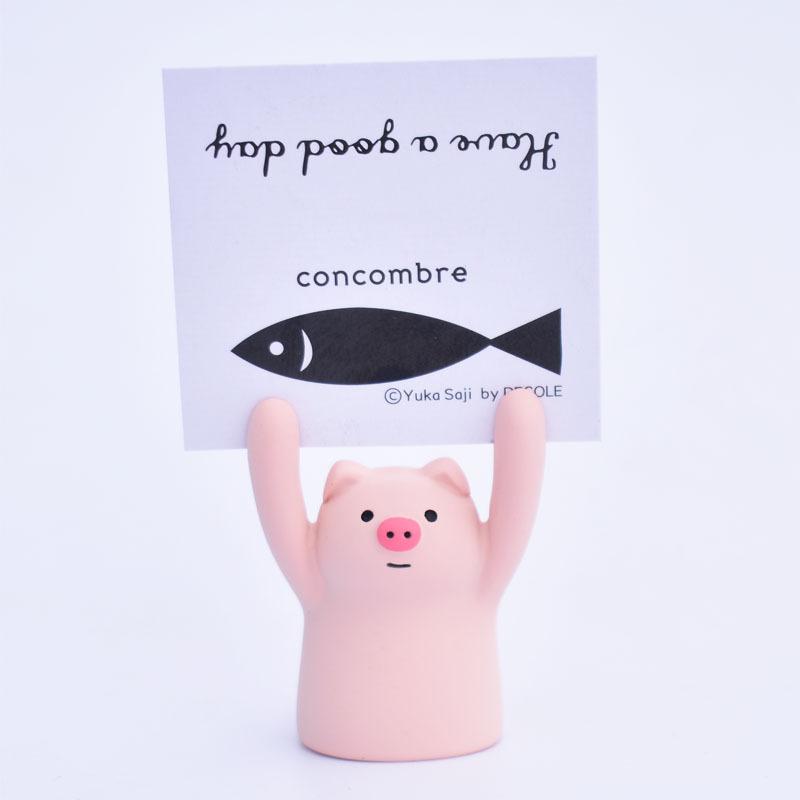 Романтика Японский Кот Продукты Розовый выпуклый поросенок Игра Подарки INS Смола Ремесла DIY зажим для заметок Маленькие Украшения Коллекция Подарки