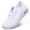 Shoes Women's 2025 New Foreign Trade Women's Shoes Flying Woven Single Shoes Soft-soled Breathable Shoes Casual Sports Shoes Women
