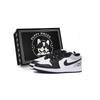 Air Jordan 1 Износостойкие Низкие Винтажные Баскетбольные Кроссовки Мужские Темно-Серые 553558-131(Team85-S-BOX-A)