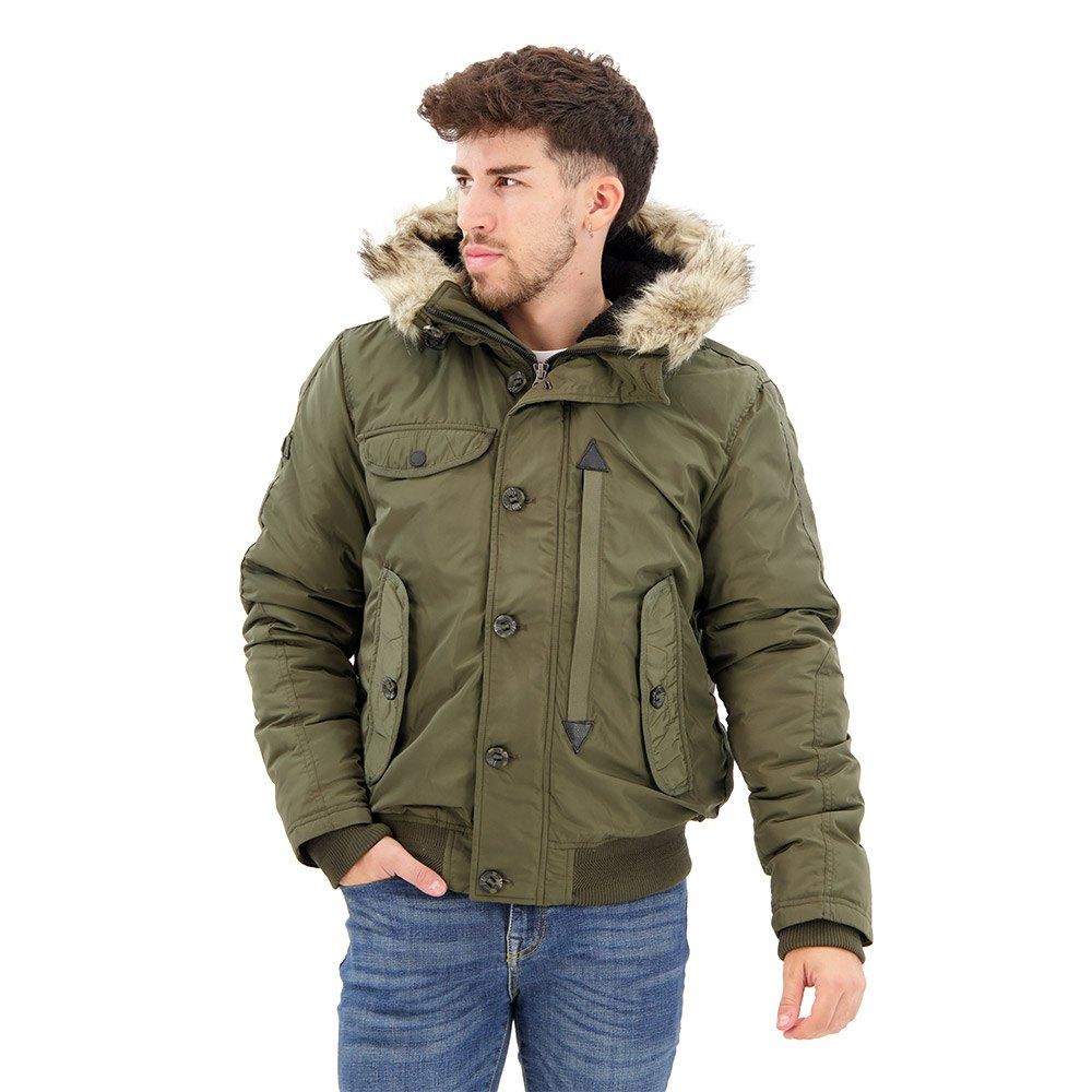 Superdry Chinook Rescue Bomber Jacket 100% recycled polyester olive