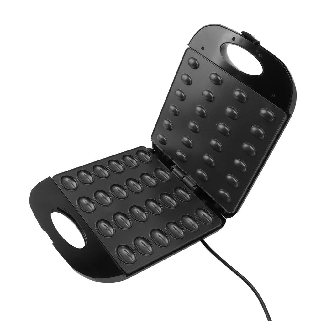 Электрическая ореховая вафельница, ореховая кексовая машина 1400 Вт, 24 шт., вместимость для приготовления пищи, вилка США