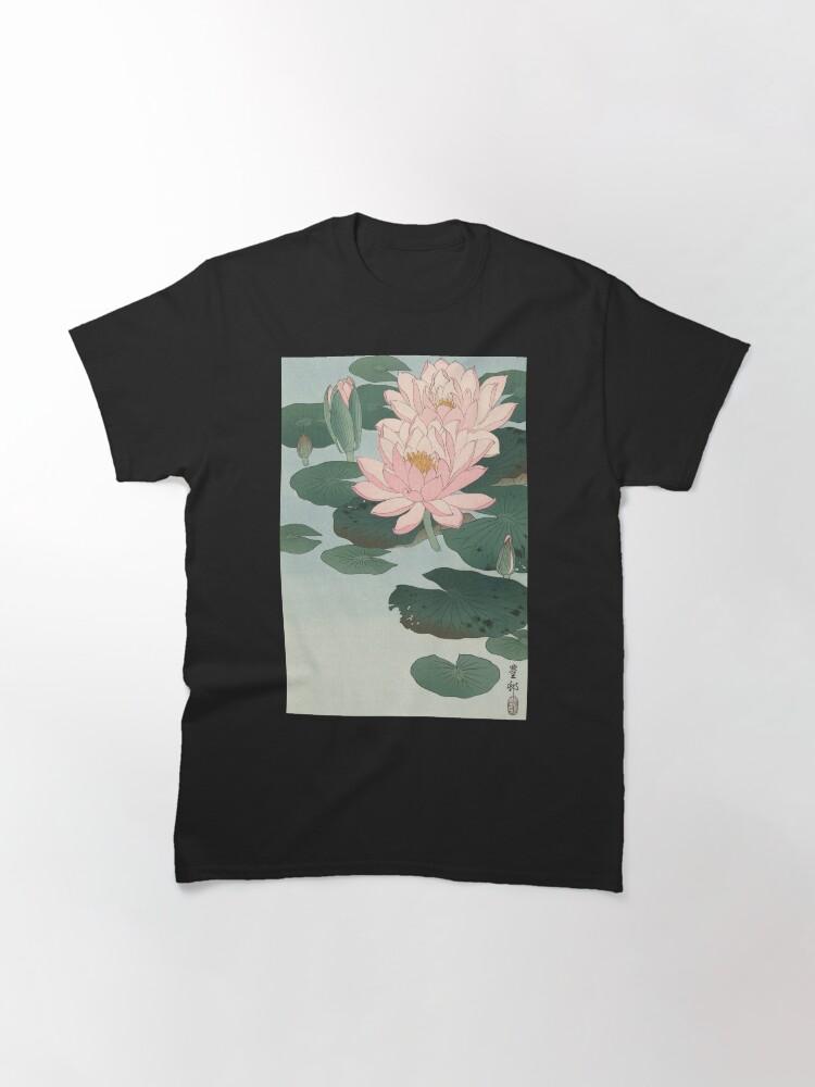 E Flowering Water Lily, Ohara Koson Classic T-Shirt