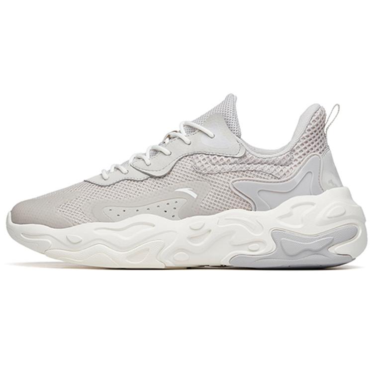 Anta Butterfly Metamorphosis Comfortable Breathable Low top Sports Casual Shoes Men's Gray 112228861-1