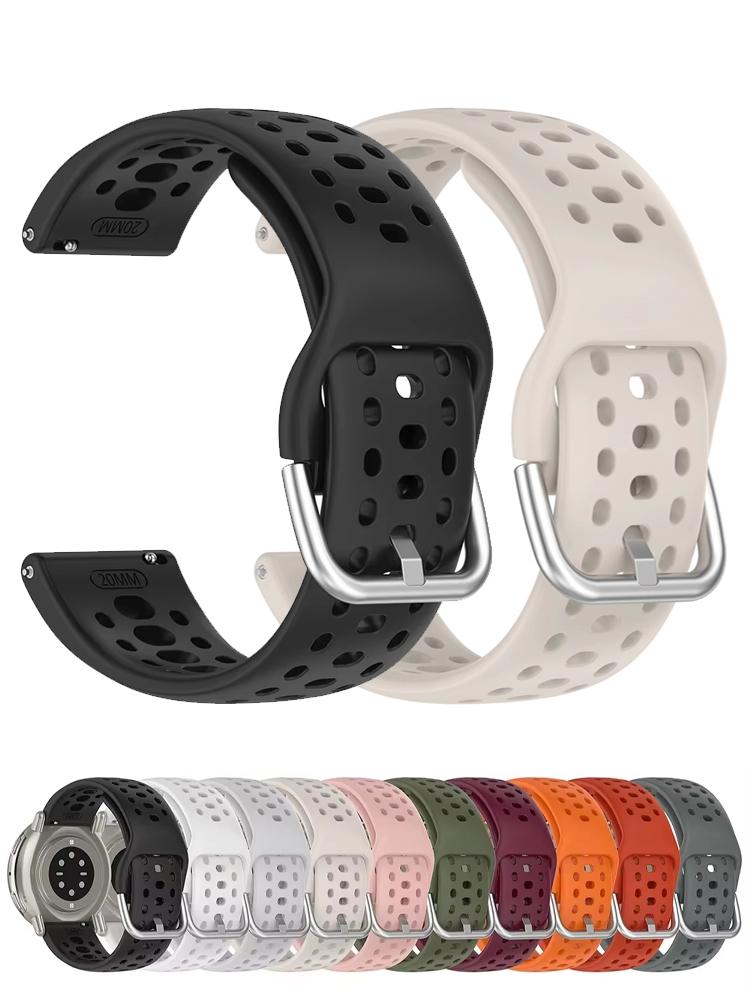 Оригинальный ремешок для часов Amazfit Active 2 Аксессуары для ремешка спортивный дышащий Силиконовый 20 мм Браслет Correa Amazfit GTS 3 2 4 mini
