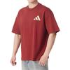 adidas Футболки Унисекс Красные С круглым вырезом Умеренный Прямой крой JX9126