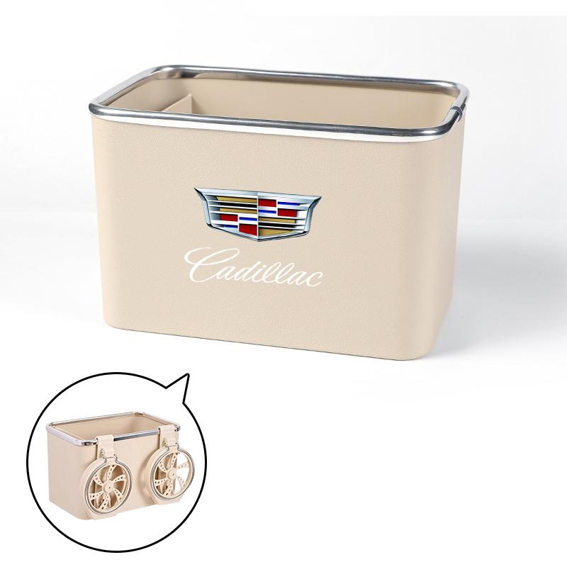 AABHQ1 Car Storage Rack 3 In1 Car Multi-function Armrest Box Storage Box Tissue Box For Cadillac Escalade GT4 XT4 ATS XT5 CTS XTS RS