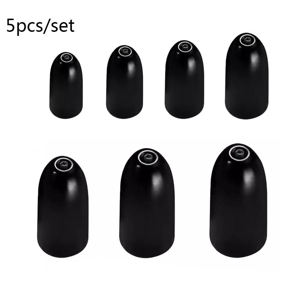 5 шт., грузила с заостренными концами, грузила, латунные вольфрамовые рыболовные поводки, соединитель крюка для грузила