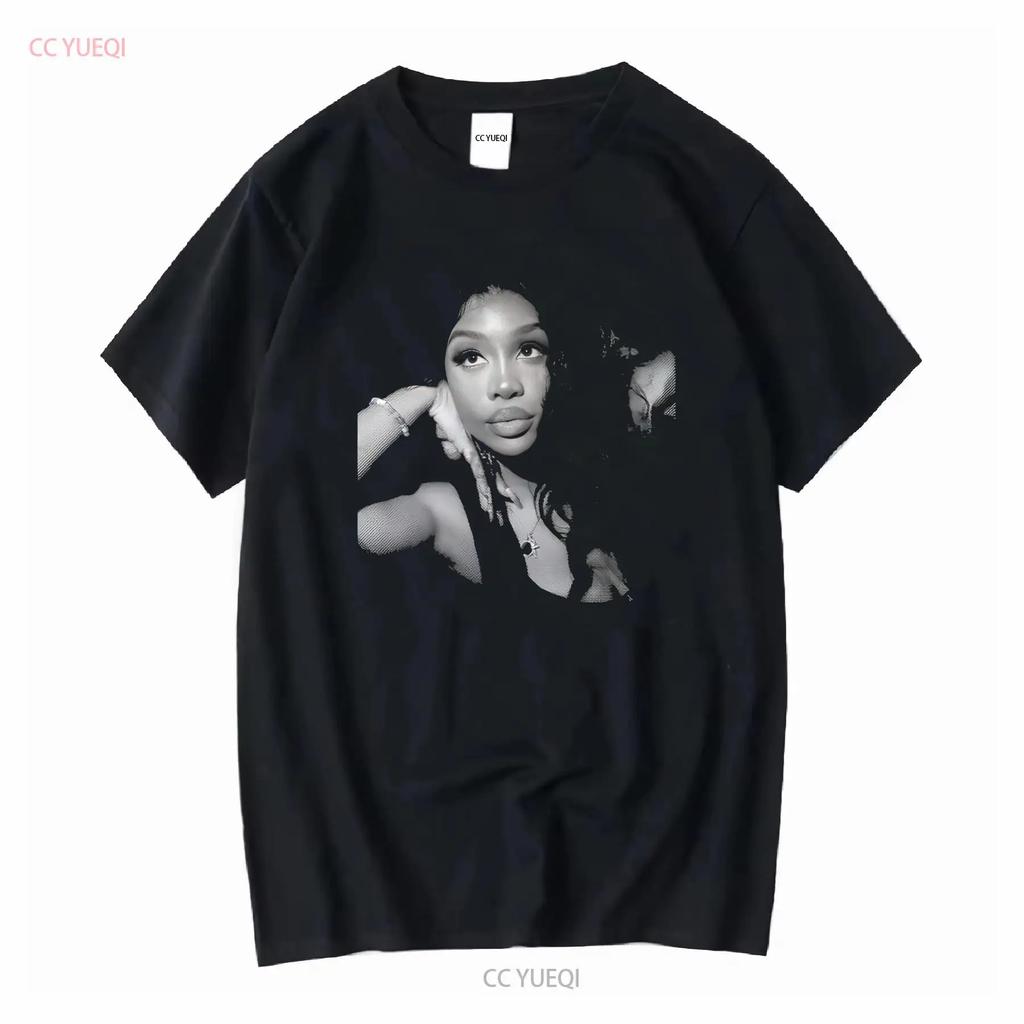 SZA Premium T Shirt tour vintage Washed Stylish Top For Everyday Wear Comfortable Breathable homme Slightly Versatile fashion