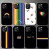 Rainbow Coloful Lgbt Phone Case For Iphone 11 12 Mini 13 14 Pro Xs Max X 8 7 6s Plus 5 Se Xr Shell