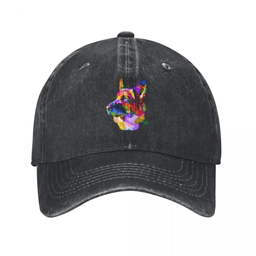 German Shepherd Dog Owner Unisex demin Cap Outdoor Adventures Summer Hat Womens Baseball Cap
