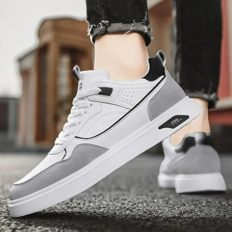 Модные мужские кроссовки, модная легкая повседневная обувь, удобные кроссовки для мужчин, повседневная спортивная обувь на шнуровке на плоской подошве