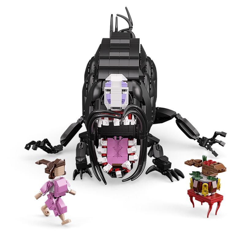 Buildmoc Аниме Безликий Человек Монстры Унесенные Призраками MOC Набор Строительные Блоки Комплекты Игрушки для Детей Детские Подарки Игрушка 1107ШТ Кирпичики