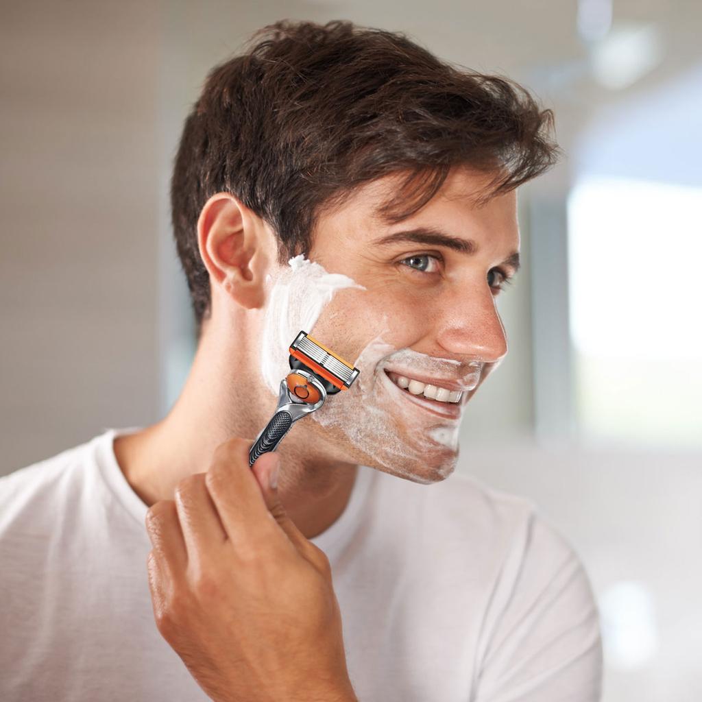 Набор мужских бритвенных лезвий для замены с бесплатной ручкой, безопасная бритва с длинной ручкой, набор со сверхострыми лезвиями из нержавеющей стали, идеальный подарок для ухода