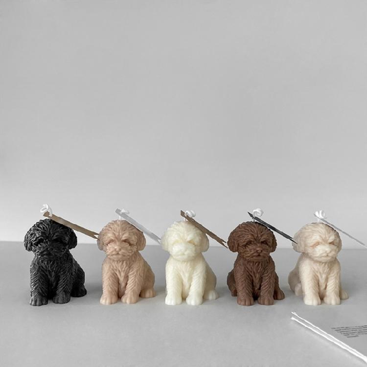 Cute Dog Candle Mold Wax Aromatherapy Moulds Perfect Gift for Craft Enthusiasts
