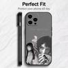 The M-Maria-s Phone Case For iPhone17,16,15,14,13,12 Plus,Max Soft Silicone Black Cover