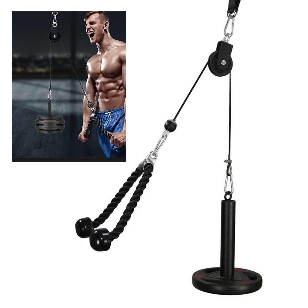 8 шт. Регулируемый тросовый набор с блоками Кабель для тренажерного зала Шланг Спорт Домашний тренажерный зал Катушка для кабеля Устройство Фитнес