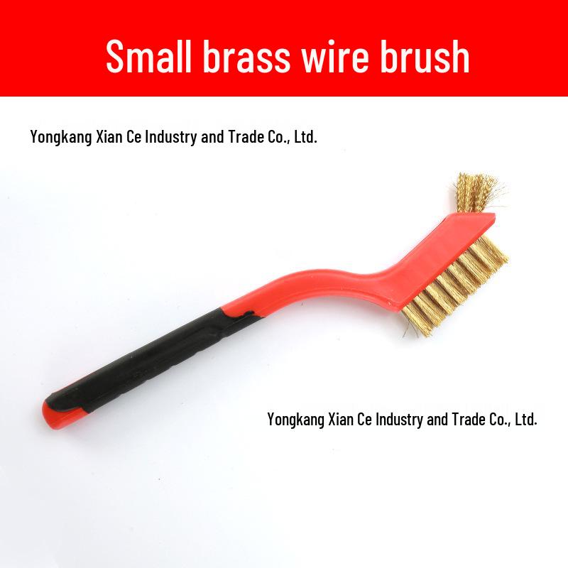 Промышленная зубная щетка из нержавеющей стали и медной проволоки для удаления ржавчины и чистки кухонной плиты