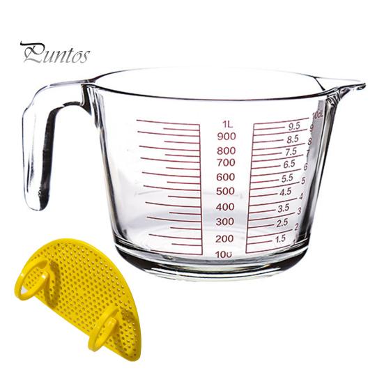 Стеклянный мерный стакан с ручкой и V-образным носиком, стеклянные кувшины для эспрессо, прозрачные весы, мерные кувшины для унций, кружка для смешивания для бара, вечеринки, вина, молока