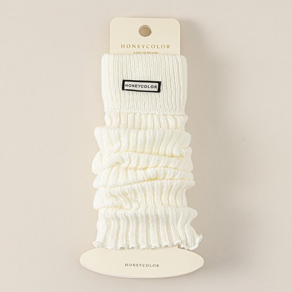 Однотонные носки до середины икры, утолщенные носки средней длины, новые гетры, осень и зима