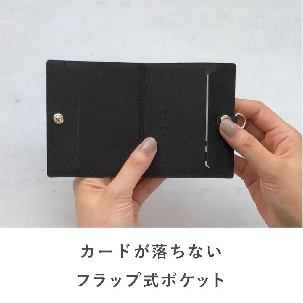 Держатель для ID-карты Двусторонний Натуральная кожа со шнурком для ношения на шее Темно-синий S301675 A.Y.Judie S51-232