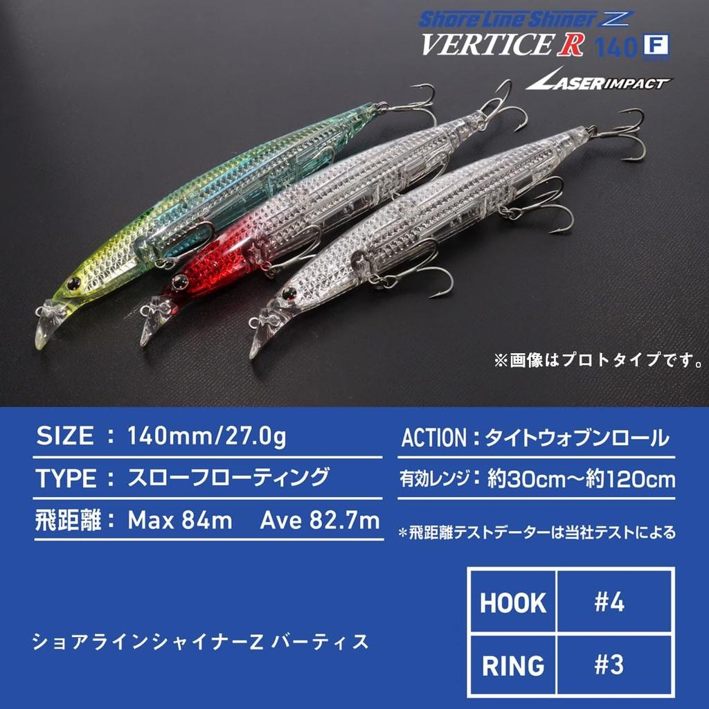 Daiwa Минноу Shoreline Shiner Z Vertis LI Двойной красно-золотой R140F-LI