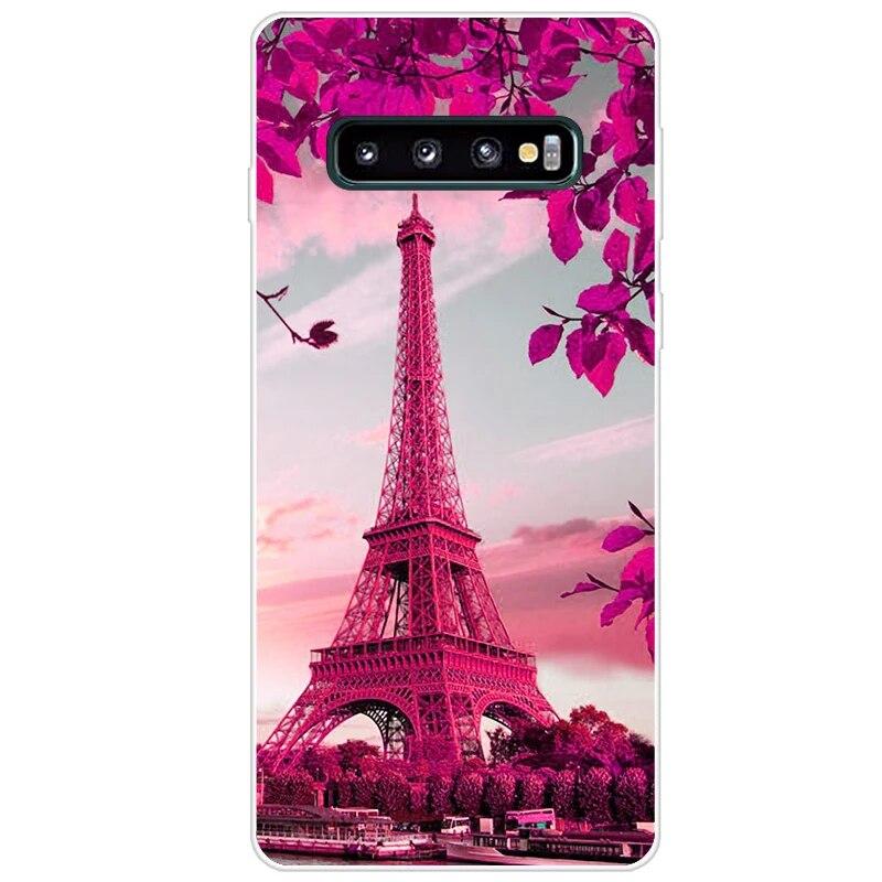 Новейший чехол из ТПУ с принтом для Samsung Galaxy S10 S10 + чехол для телефона Samsung S10 Plus S10e, задняя крышка, бампер Fundas Coque
